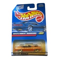 1970 Plymouth Barracuda 1998 Hot Wheels 1063 Orange Convertible