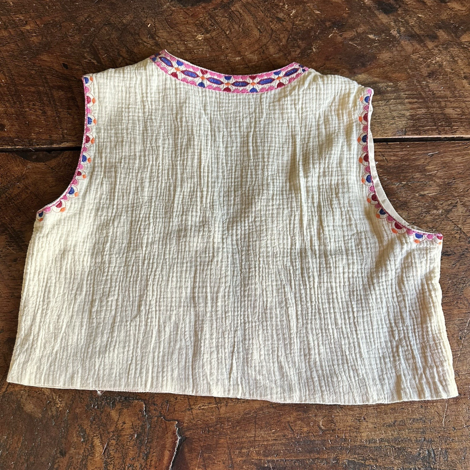 Vintage Hand Embroidered Hungarian Matyo Crop Top… - image 8