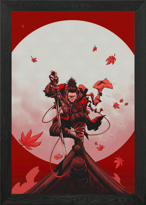 Sekiro Samurai Framed Wall Art Poster Canvas Print Picture