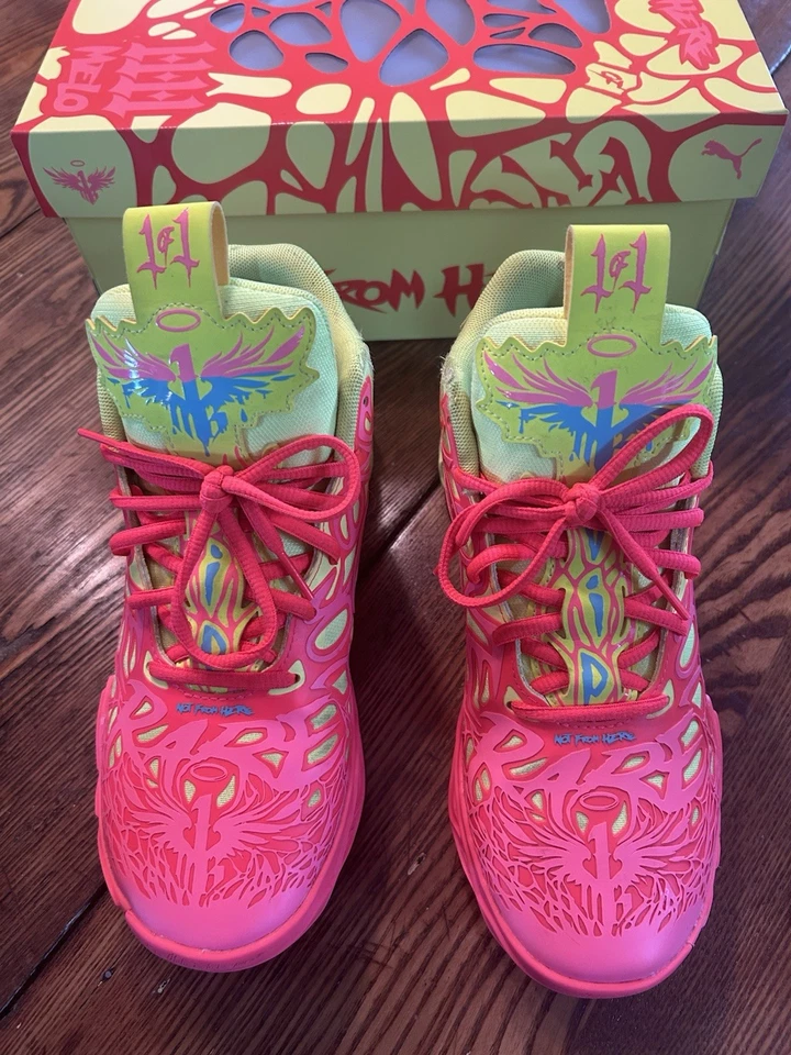 Puma LaMelo Ball MB.04 1love - Not From Here - Rare - Size 6y Boys 6 Youth - Image 2 of 4