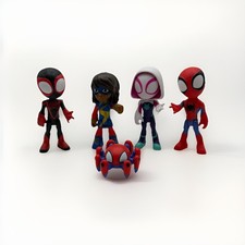 Hasbro Marvel Spidey and His Amazing Friends Figures Lot of 5 4in 2021