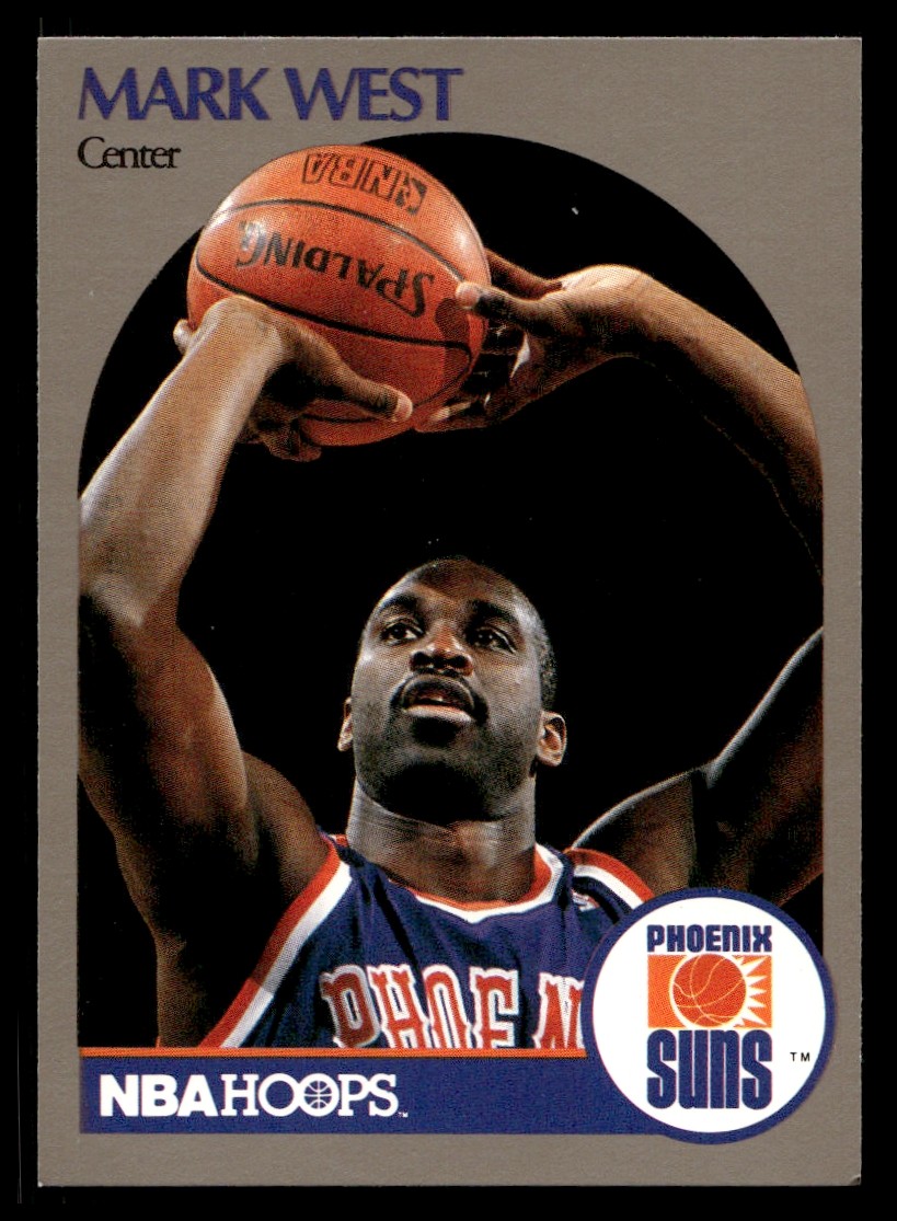 1991 Hoops 100 Superstars Mark West #79 Phoenix Suns