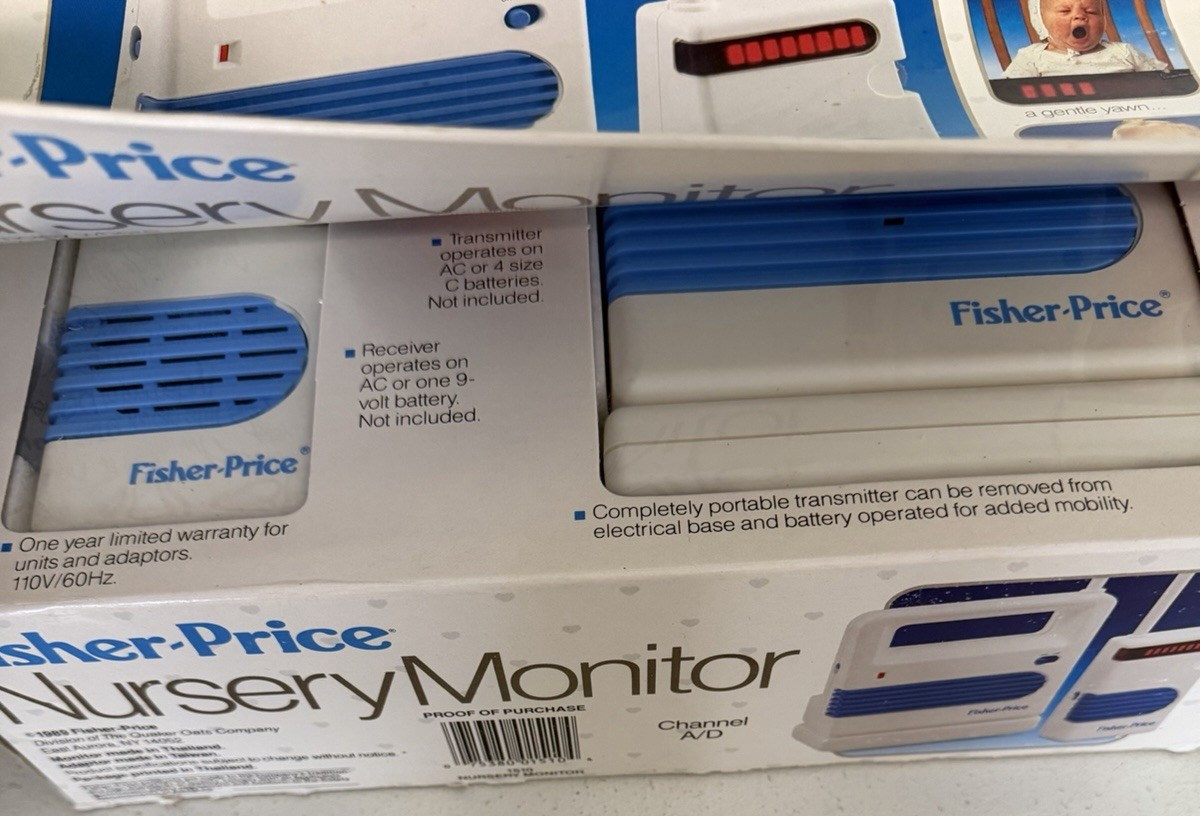 Vintage 1989 Fisher 1510 Deluxe Nursery Baby Monitor for sale online | eBay