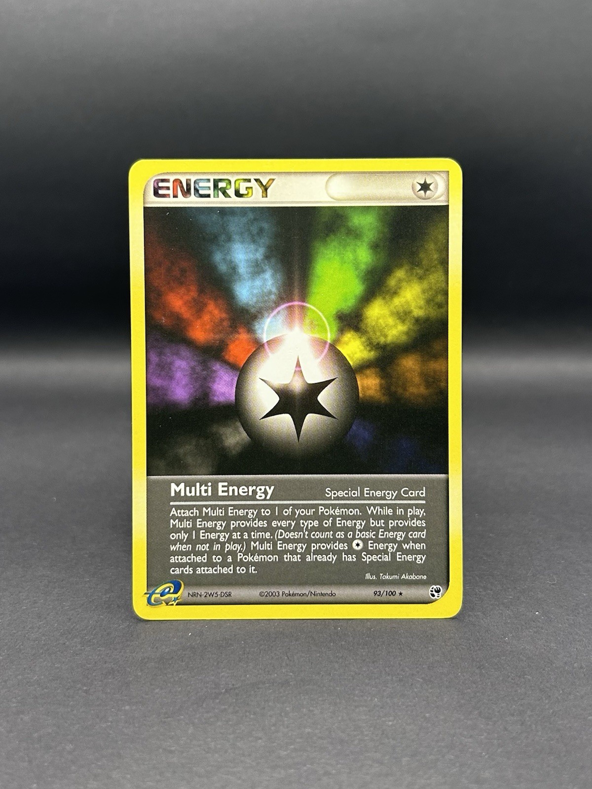 Pokémon TCG EX Sandstorm - eSeries -Multi Energy #93/100 - Rare Energy Card - NM
