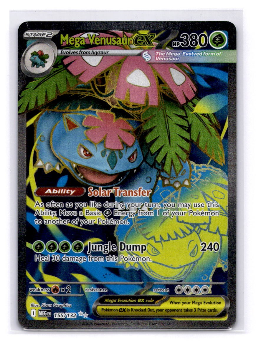 Mega Venusaur ex - Ultra Rare ME01: Mega Evolution 155/132 LP-NM