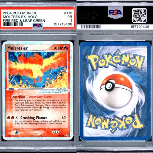 Moltres ex graded PSA 1 for sale on eBay