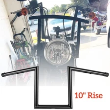 10" Rise 1" Z-Bar Ape Hanger Handlebar Fits Yamaha V Star XVS 650 950 1100 1300