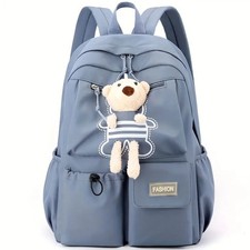 Unisex Backpack Stylish Blue Backpack Casual Daypack with Adjustable Straps New