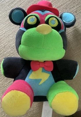 New Blacklight Glamrock Freddy Hot Topic Exclusive Plushie, Funko