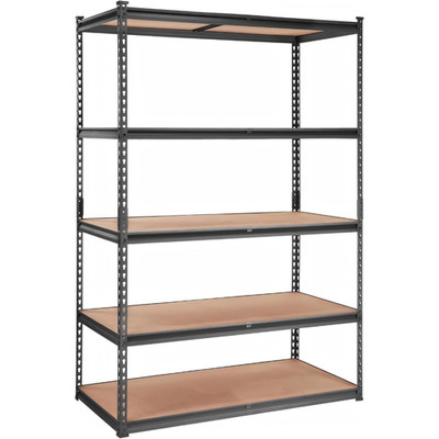Heavy Duty 5-Tier Metal Shelving Unit Max 2000LBS 48x24x72in Garage Storage Rack