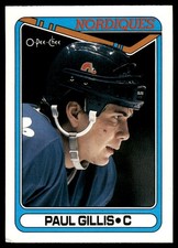 1990-91 O-Pee-Chee !!! Paul Gillis Quebec Nordiques #22