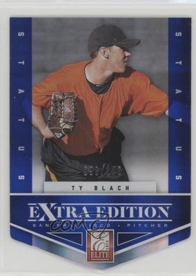 2012 Elite Extra Edition Status Blue Die-Cut 98/100 Ty Blach #60 0b0