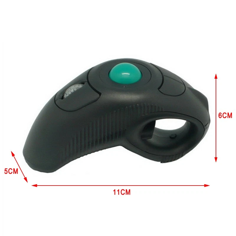 2.4GHz Wireless HandHeld Mouse Mice 5 Buttons & USB Receiver For Laptop Computer - Image 2 of 4