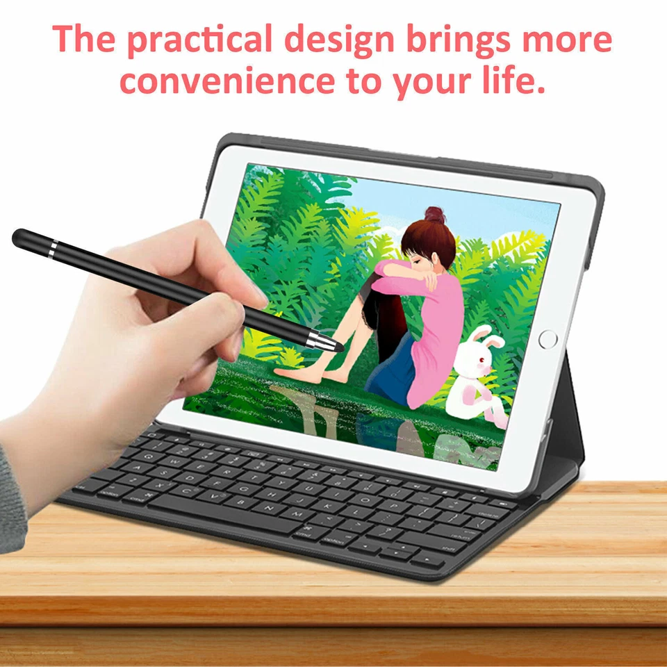Touch Screen Stylus Pen Drawing Pencil For iPhone iPad Samsung Tablet Phone PC - Image 3 of 4