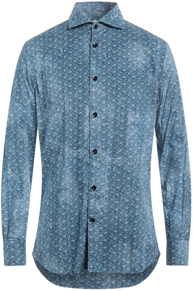 GLANSHIRT - Men's Blue Patterned 100% Cotton LS Designer Shirt - 16.5"/42cm BNWT
Opens in a new wind