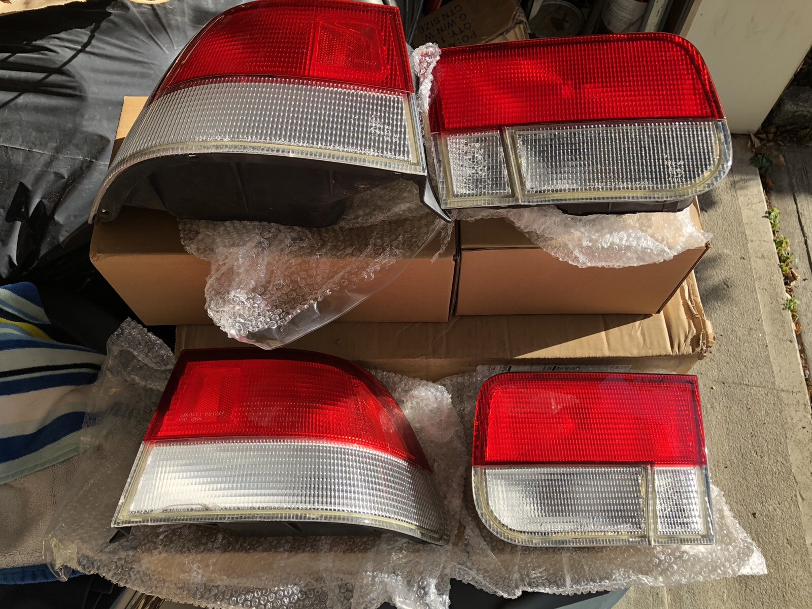 Honda Civic Si Em1 Oem Stanley Tail lights Ek jdm 9900 96 00 Ek9 Ek4