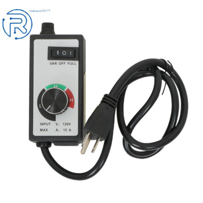 Universal Speed Controller Router Fan Variable Electric Motor Rheostat AC 120V