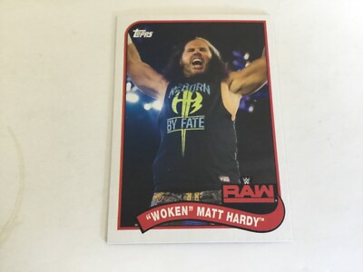 2018 Topps Heritage Wwe ''Woken'' Matt Hardy #49 MINT