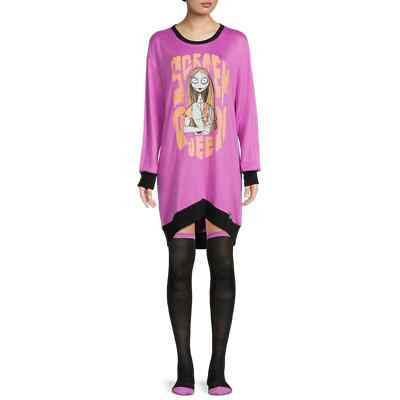 Disney Women s Nightmare Before Christmas Sleepshirt + Match Socks Scream Queen