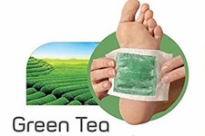 3 Pair Rudo Beauty Green Tea Aroma Foot Detox Patches, All Natural