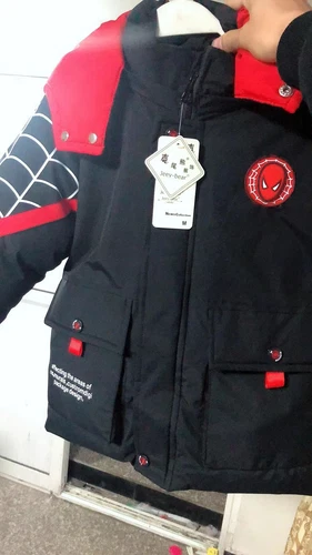 Kids Boys Spiderman Hooded Puffer Jacket Winter Toddler Coat Parka Outerwear UK% - Picture 9 of 21