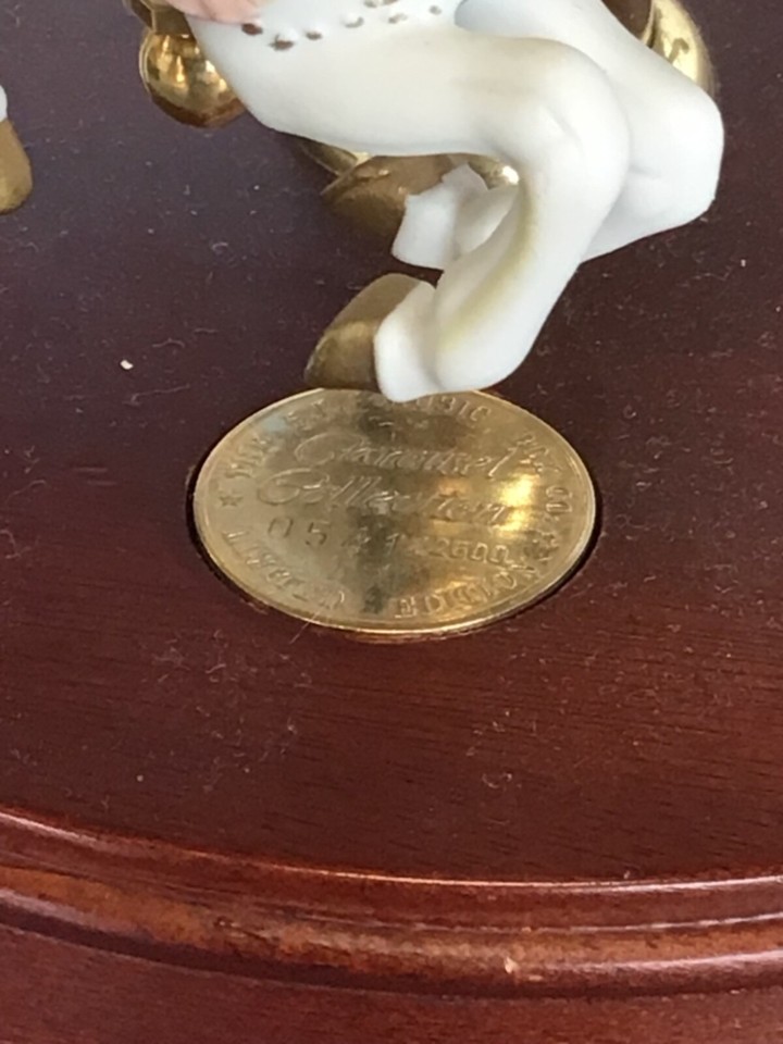 1992 SAN FRANCISCO MUSIC BOX COMPANY 4 HORSE CAROUSEL LIMITED EDITION