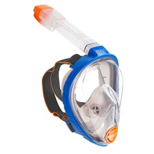 Used Ocean Reef Aria Classic Full Face Snorkel Mask, Blue, Size: Small / Medium