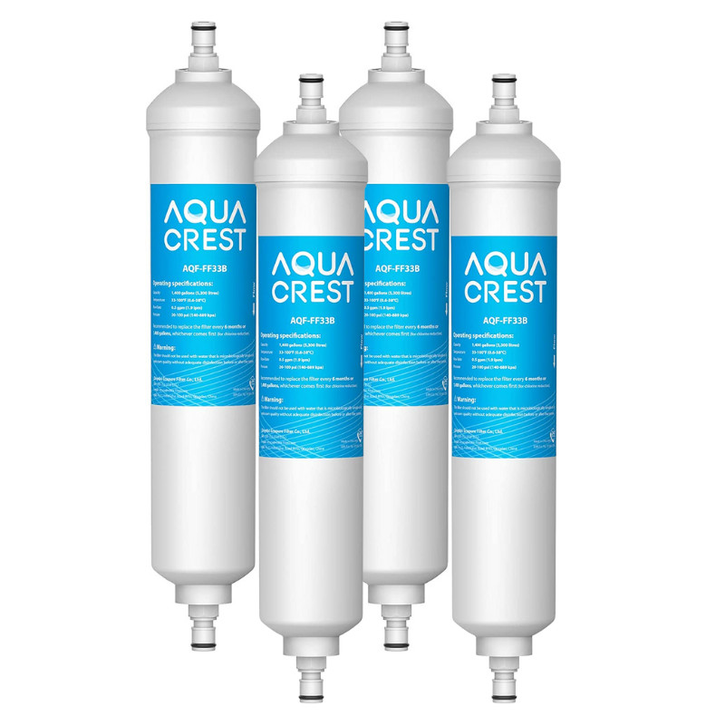 AQUA CREST GXRTQR Inline Water Filter, replacement for GE&reg; 