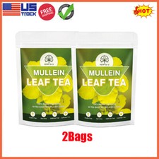 100Packs Mullein Leaf Tea Bags - Lung Cleanse Detox Herbal Enhance Immunity USA