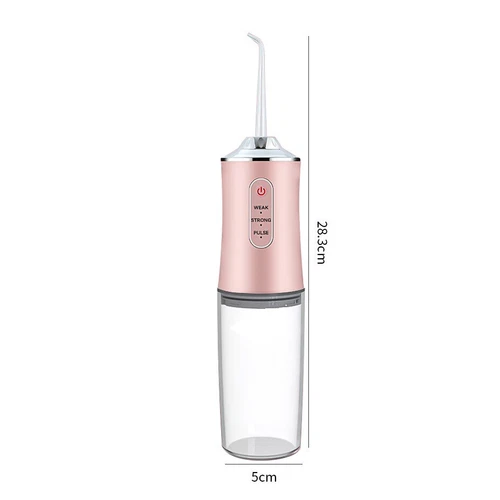 Cordless Water Flosser Jet 4 Tips Dental Floss Oral Irrigator Teeth Cleaner USB - Bild 2 von 10