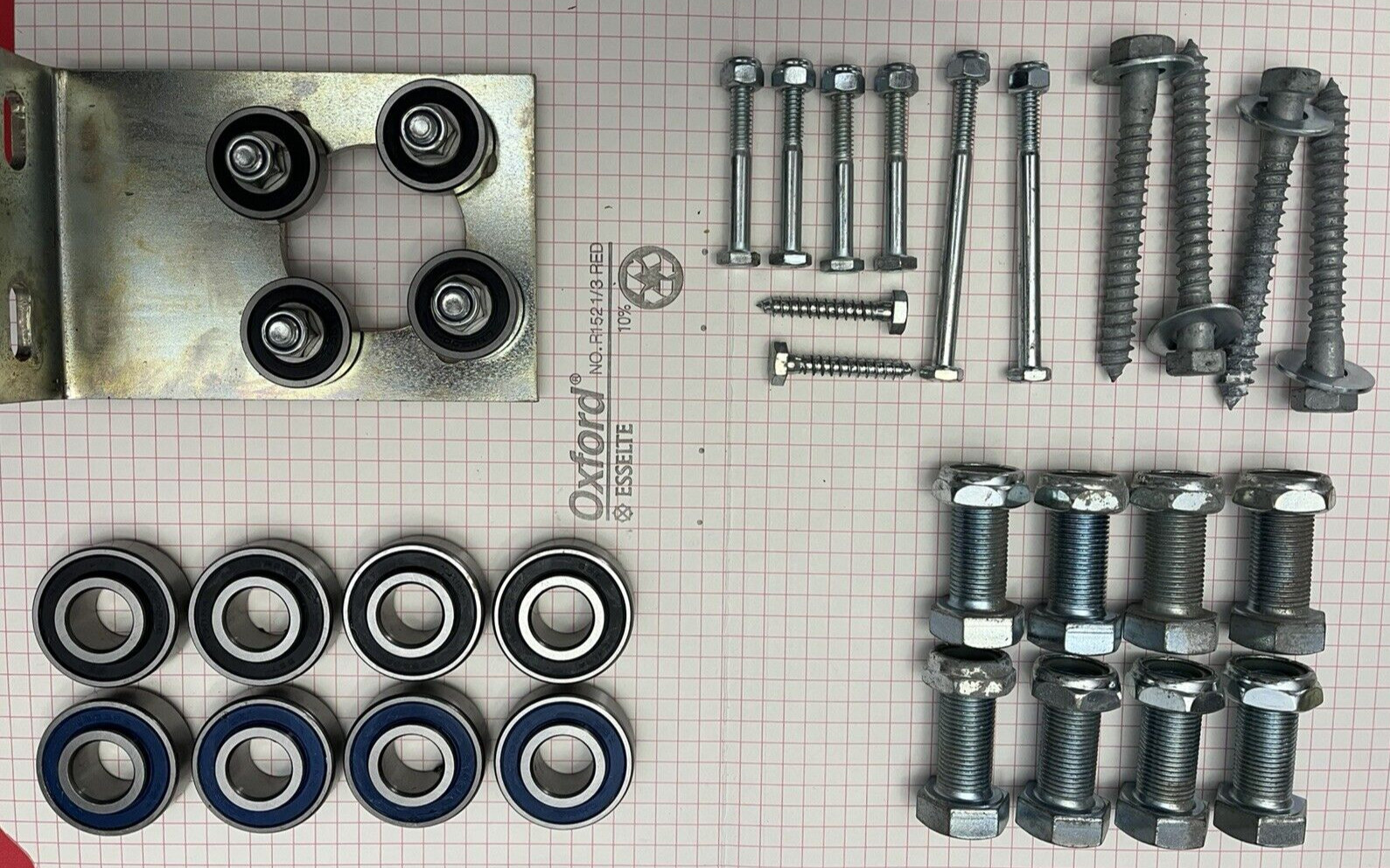 Munters Pipe Drive Hardware Kit Only HP-1274 1D1M10 for 1" pipe 12 ball bearings