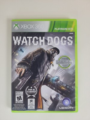 Watch Dogs  Platinum Hits  (Microsoft Xbox 360, 2014) Complete With manual