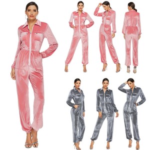 pink jumpsuit long sleeve