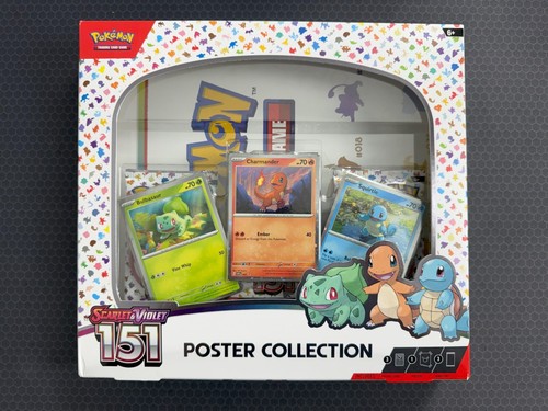 Sealed Pokemon TCG Scarlet & Violet 151 Poster Collection Box | eBay