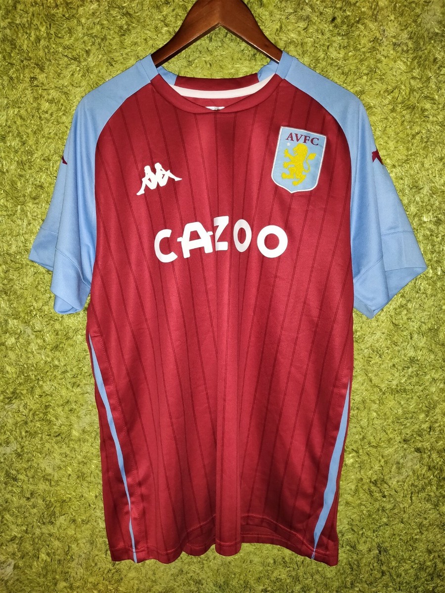 Aston Villa 2020 2021 Home Football Shirt SOCCER JERSEY CAZOO SIZE