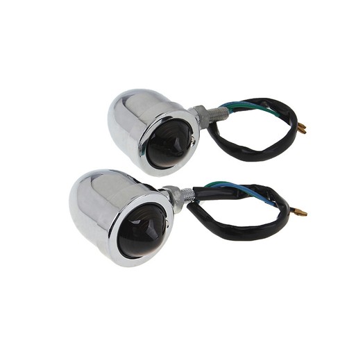 Motorcycle Turn Signal Blinker Light Indicators Lamp Universal For Honda Suzuki - Picture 2 of 12