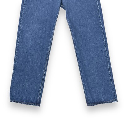 Levis Jeans Men 40x32 (ACTUAL 36x31.5) Blue 501 Button Fly Cotton