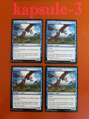 4x Hinterland Drake (LP-NM) | Mystery Booster | Aether Revolt | MTG Magic Cards