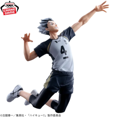 ★BOKU★ Bandai Haikyu!! Posing Figure Kotaro Bokuto 6.2in Fukurodani