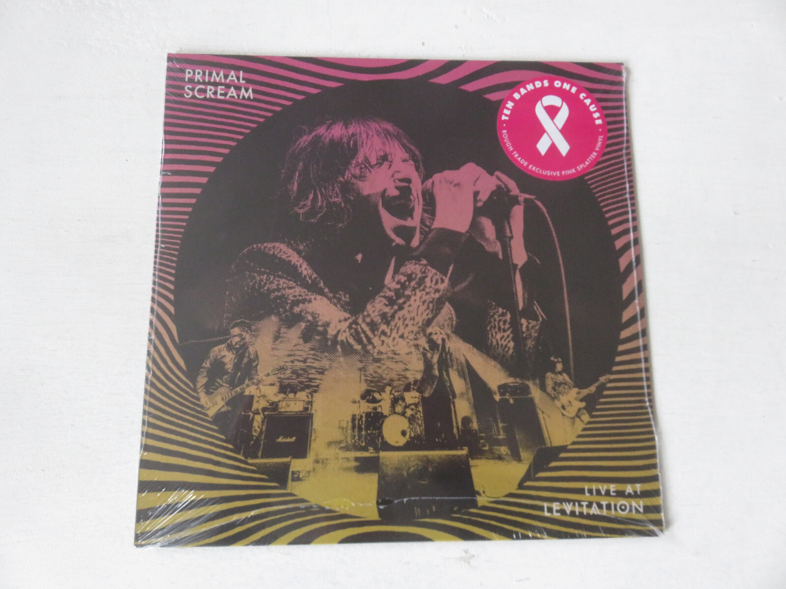 PRIMAL SCREAM Live At Levitation ROUGH TRADE PINK SPLATTER VINYL LP RVRB-049
