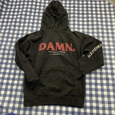 Kendrick Lamar Damn Tour 2017 TDE Hoodie Sweatshirt Men's Size S Black H45