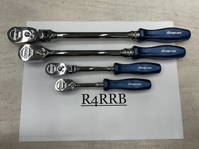 #ad #ad Snap on Tools USA NEW POWER BLUE 4 Piece Mix Drive Assorted Ratchet Lot Set $1099.95