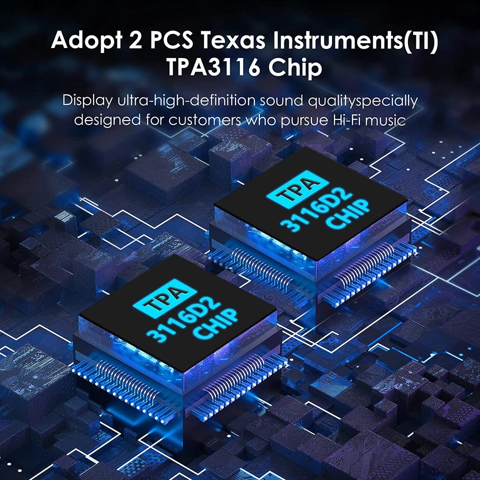 Fosi Audio BL20A 200W Bluetooth 5.0 Home Audio Stereo Amplifier Remote Control - Image 4 of 4