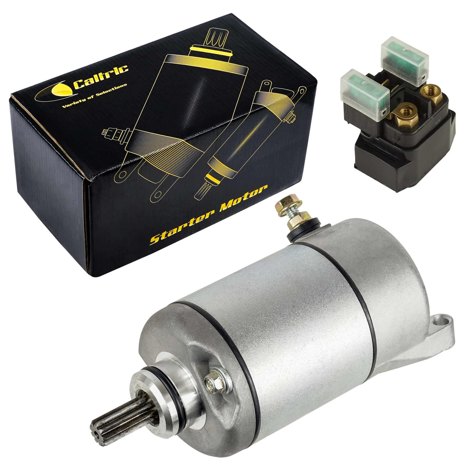 Starter & Relay Solenoid for Yamaha Bruin YFM350 350 20042006 Atv New