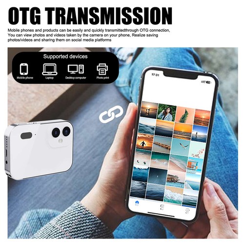4K CCD Digital Camera 64MP Digital Flash Video Camera with Touch Screen 16X7225 - Picture 6 of 16