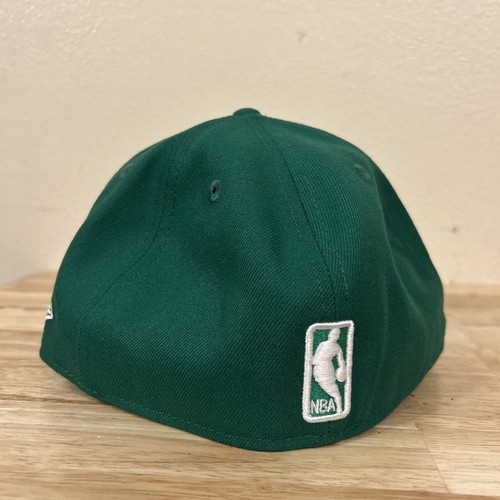 NBA Boston Celtics New Era Fitted Cap Hat New Size 7 3/8 Green - Picture 4 of 10
