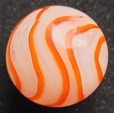 Alley Agate Thin Line Swirl Flame Vintage Marble 5/8 MINT