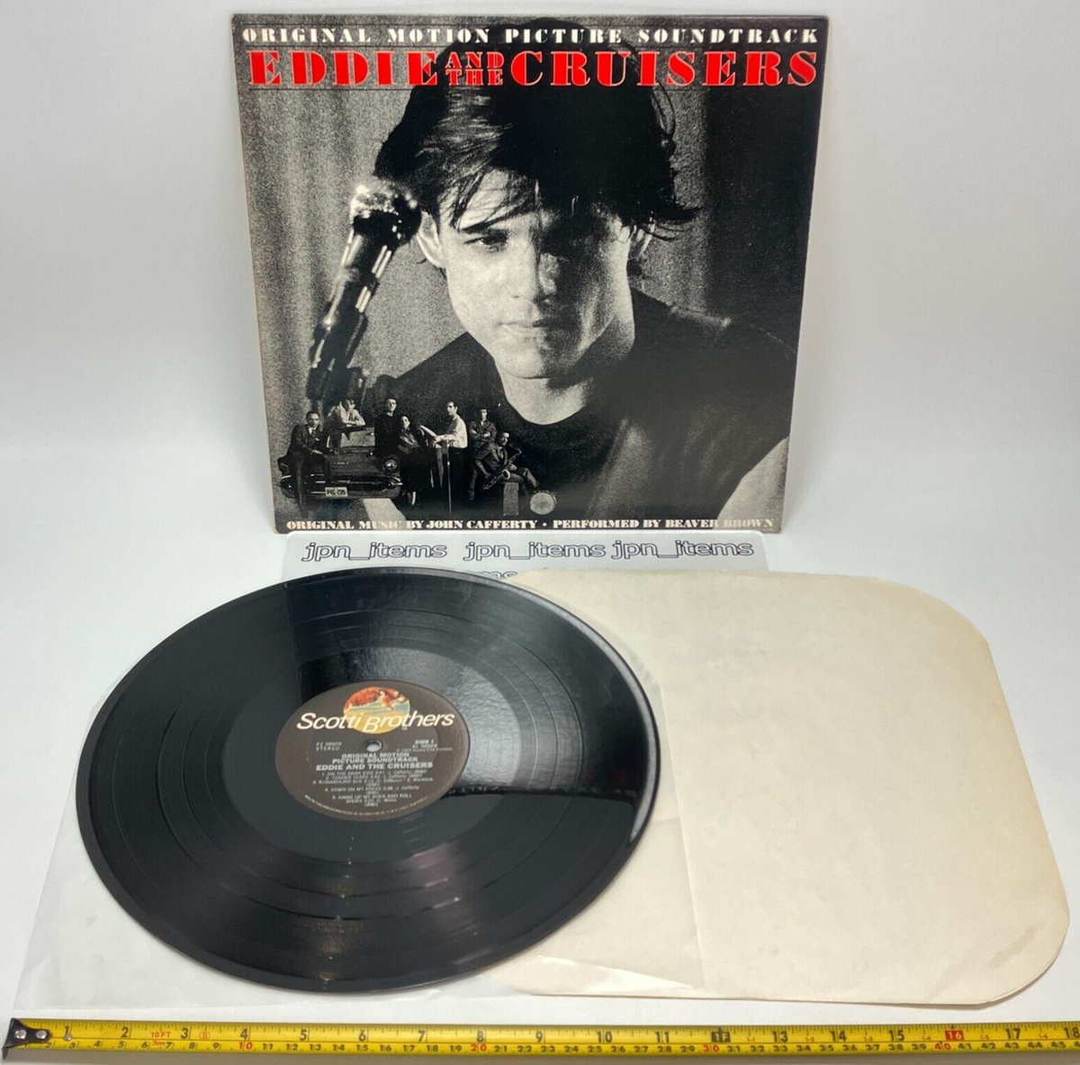 Eddie & The Cruisers Soundtrack LP Vinyl Record John Cafferty