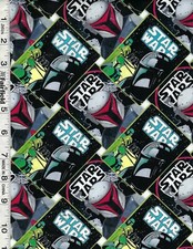 Star Wars Mandalorian Poster Collage by Camelot Fabrics bty
