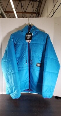 Stussy thermolite puffer jacket 00s - Blue